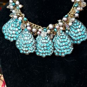 Stunning statement Badgely Mishka  neckace "Sea life shell"